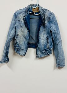 Cropped Denim Jacket