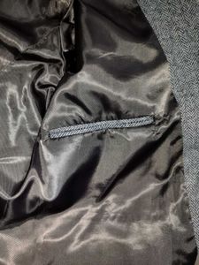 Grey Classic Tweed British Wool Blazer