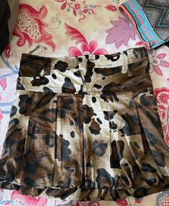 Animal Print Skirt Savana/H&amp;M/Zara