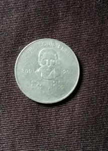 2  Rupees Louis Braille Coin