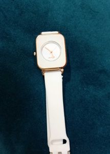 Elegant Minimalist White Watch