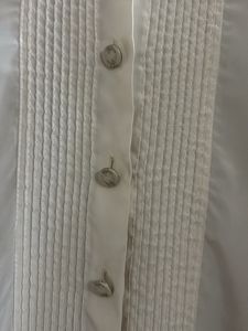 Korean White Crochet Shirt