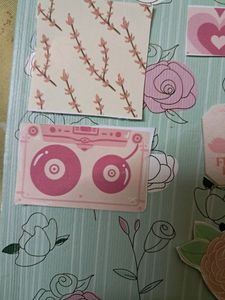 10 PINK AESTHETIC JOURNAL STICKERS