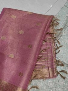 Blue-Pink Party Wear Kurti Set
