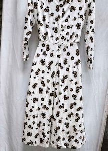 I. Floral Print Midi Dress