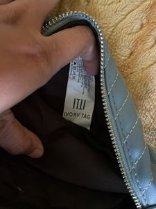 Chic Light Blue Quilted Belt Bag Fanny Pack
