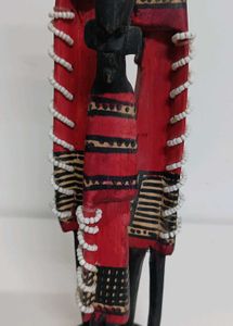 Wooden Massai Family Hand carved.