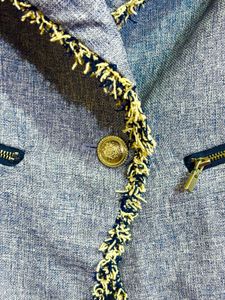 Elegant blue Grey Blazer