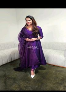 Elegant Purple Kurti