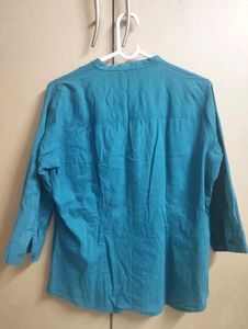 Ladies blue shirt