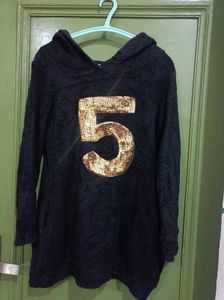 Black Hoodie with Number 5
