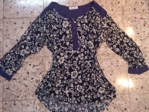 Floral Print Long Sleeve Top