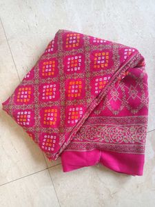 Daily Wear Pink Printed Saree