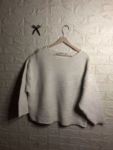 off white zara Knit Top🕶️‼️