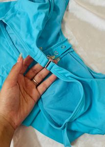 Blue Swim Top
