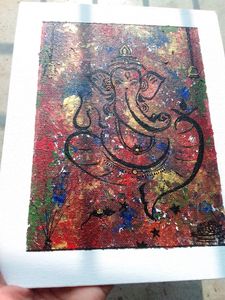 Ganesh Painting on Canvas