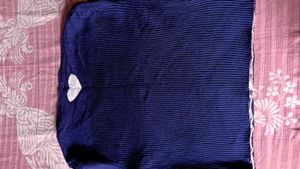 Heart Pattern Knit Sweater