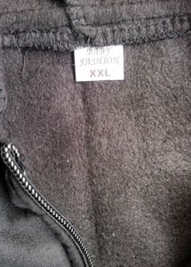 Black  Hoodies Winter Jacket