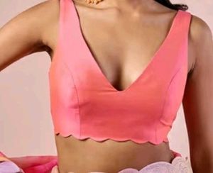 Padded Cotton Silk Blouse