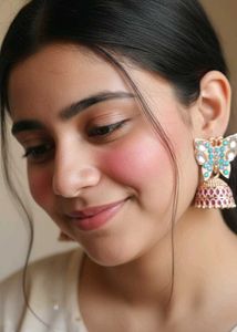 Butterfly Jhumka Earrings