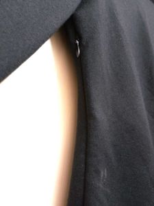 Elegant Black Dress with fur