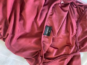 Burgundy Bodycon Dress
