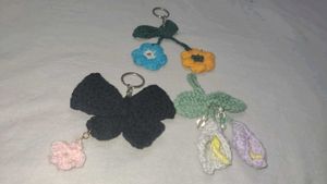 Crochet Keychains - Handmade Charm! 3Combo Pack