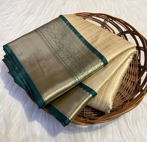 New Without Tag- Soft Banarasi Tissue Silk Saree