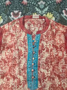 Biba Anarkali Kurta With Dupatta
