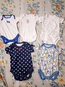 Baby Bodysuit Romper Set Of  (5-Piece)