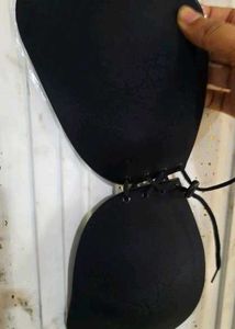 Black Adhesive Bra