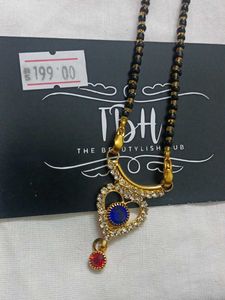 Mangalsutra with Blue Stone