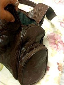 Brown Leather Handbag