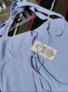 Light Blue Halter Top