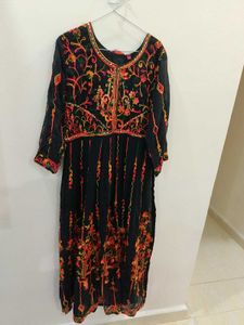 Women Georgette Kurta Dupatta Set