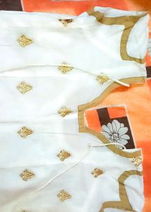 Gold Embroidered Fabric