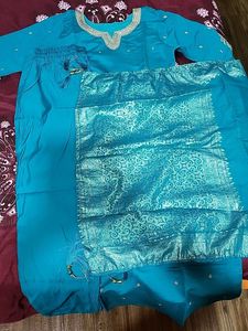 Teal Kurta Set &amp; Dupatta