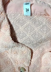 ELEGANT PEACH KURTA