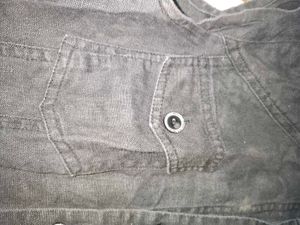 Denim Button-Up Jacket