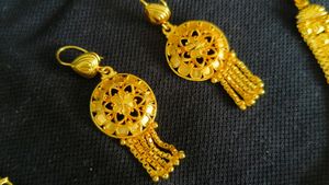 Covering Necklace And Earrings