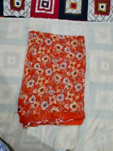 Elegant  Floral Saree