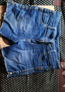 Denim Cut Off Shorts