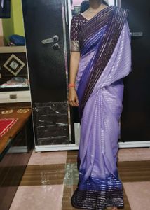 Elegant Levender Saree
