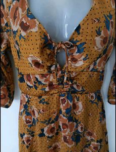 Floral Print Mini Dress