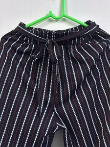 Black Striped Trouser