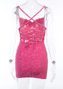 Hot Pink Bodycon Mini Dress