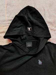 Black Baseball Hoodie