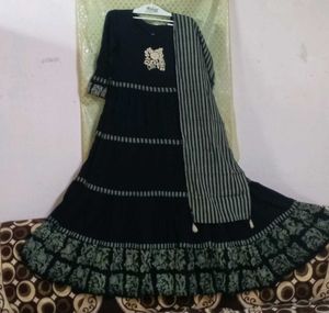 Beautiful, lightweight and soft cotton long dress