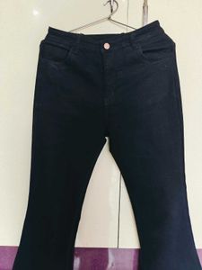 Black Flared Jeans