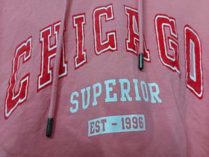 MAX pink cropped hoodie (M)